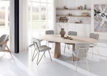 Eetkamerstoel JUNE - Nebbia / Crème XOO 48906-CRE