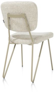 Eetkamerstoel JUNE - Grijs / Groen XOO 48904-GRN