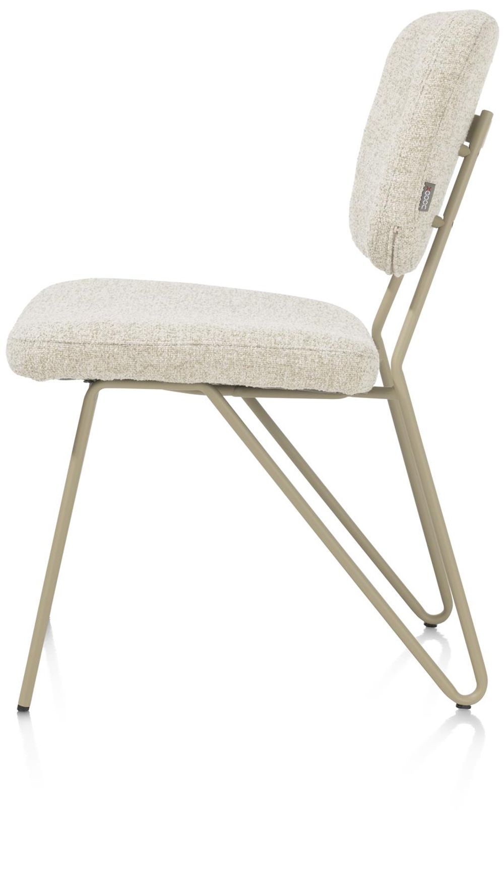 Eetkamerstoel JUNE - Grijs / Groen XOO 48904-GRN