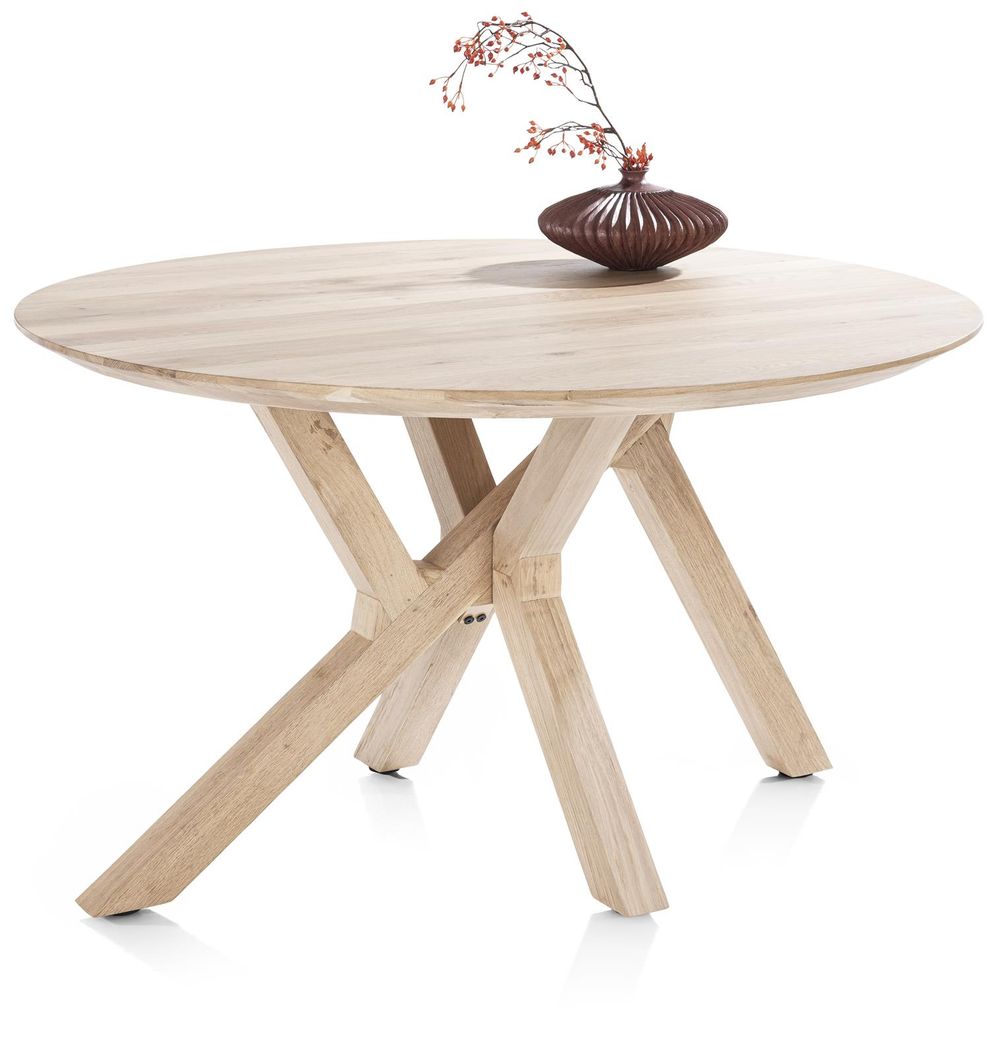 Eetkamertafel COSENZA - Massief eikenhout XOO 51912-NAT