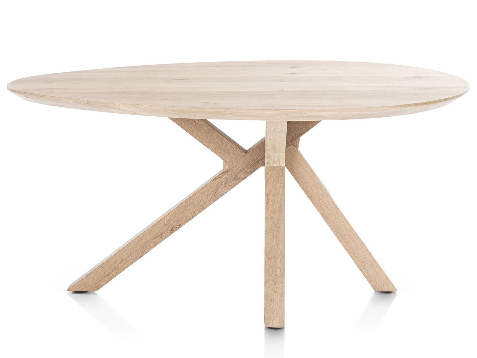 Eetkamertafel COSENZA - Massief Eikenhout XOO 51911-NAT