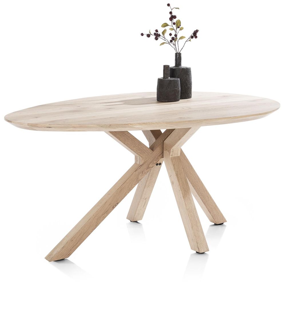Eetkamertafel COSENZA - Massief Eikenhout XOO 51911-NAT