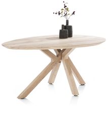 Eetkamertafel COSENZA - Massief Eikenhout XOO 51911-NAT