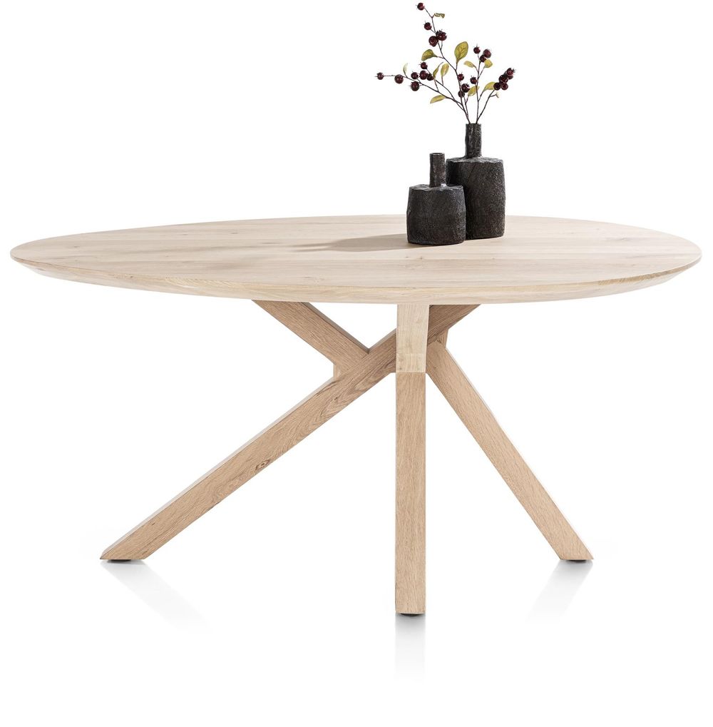 Eetkamertafel COSENZA - Massief Eikenhout XOO 51911-NAT
