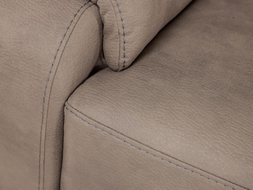 Set 2-zit en 2-zit met elektr. relaxen OTTO - Taup C-CAL-149-S1