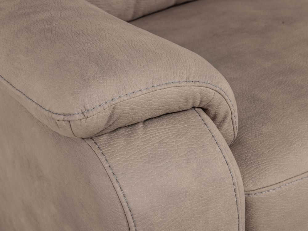 Set 2-zit en 2-zit met elektr. relaxen OTTO - Taup C-CAL-149-S1