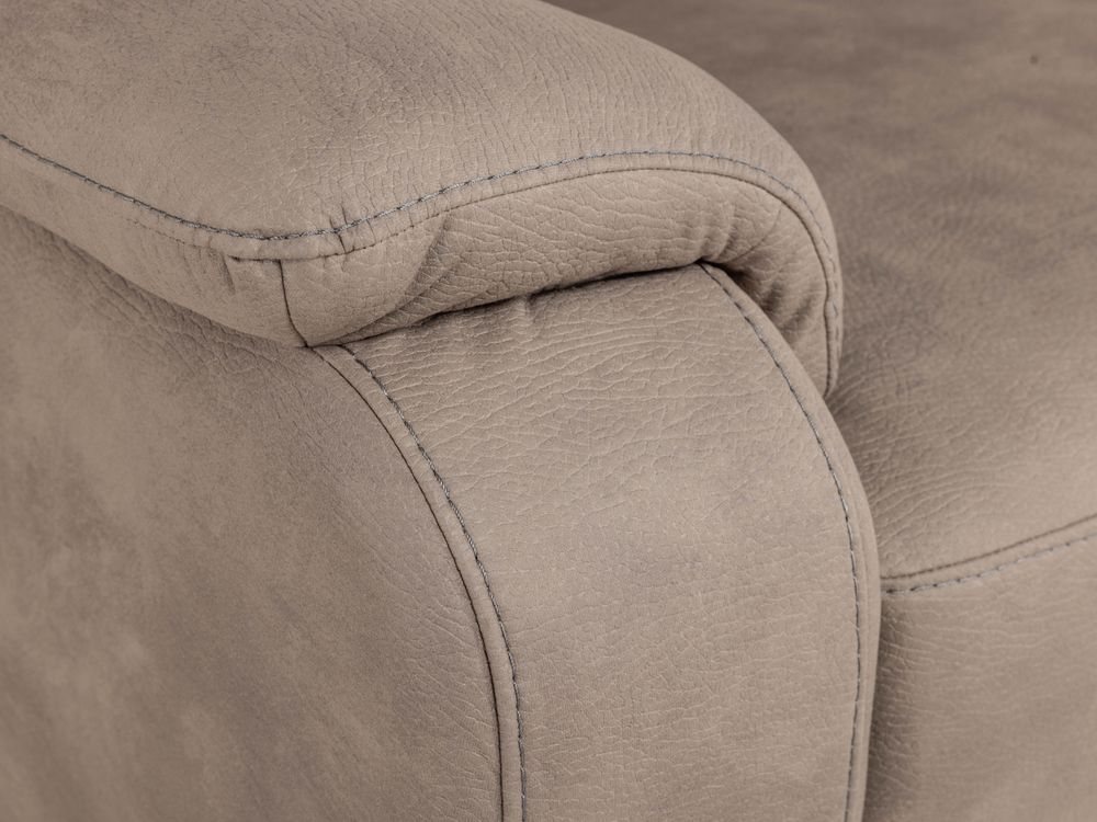 Set 2-zit en 2-zit met elektr. relaxen OTTO - Taup C-CAL-149-S1