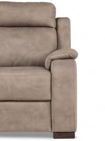 Set 2-zit en 2-zit met elektr. relaxen OTTO - Taup C-CAL-149-S1