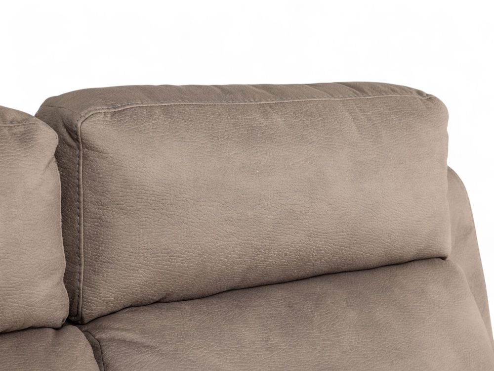 Set 2-zit en 2-zit met elektr. relaxen OTTO - Taup C-CAL-149-S1