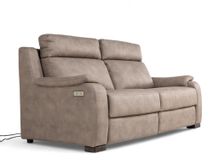 Set 2-zit en 2-zit met elektr. relaxen OTTO - Taup C-CAL-149-S1