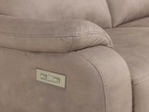 Set 2-zit en 2-zit met elektr. relaxen OTTO - Taup C-CAL-149-S1