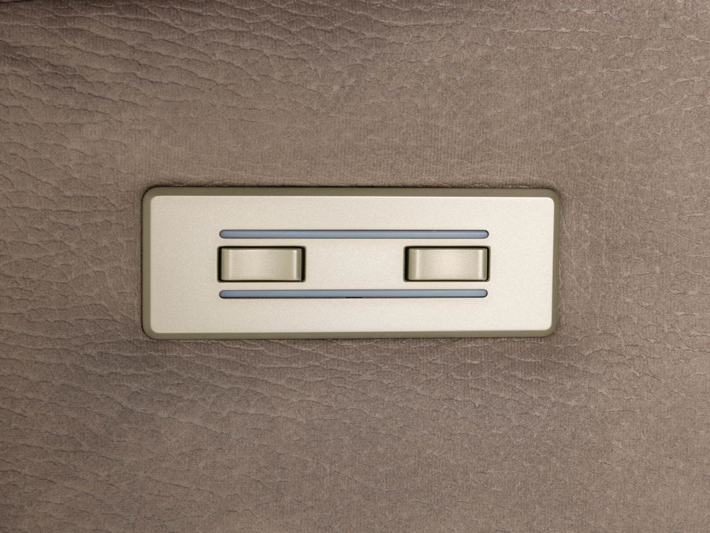 Set 2-zit en 2-zit met elektr. relaxen OTTO - Taup C-CAL-149-S1