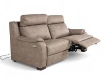 Set 2-zit en 2-zit met elektr. relaxen OTTO - Taup C-CAL-149-S1
