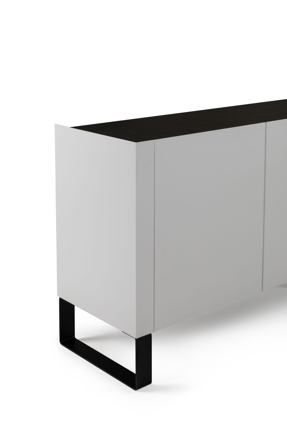 Eetkamerset TABU - Mat Zwart / Wit C-DFR-16-EK1