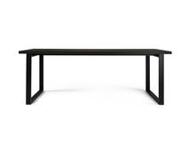 Eetkamerset TABU - Mat Zwart / Wit C-DFR-16-EK1