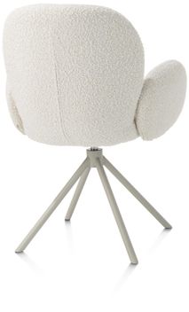 Draaibare armstoel JAXON - Brioni Kiezel XOO 48842-IVO