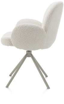 Draaibare armstoel JAXON - Brioni Kiezel XOO 48842-IVO