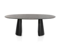 Eetkamertafel ARABAX - Marmerlook/Lichtgrijs XOO 46400-ONX