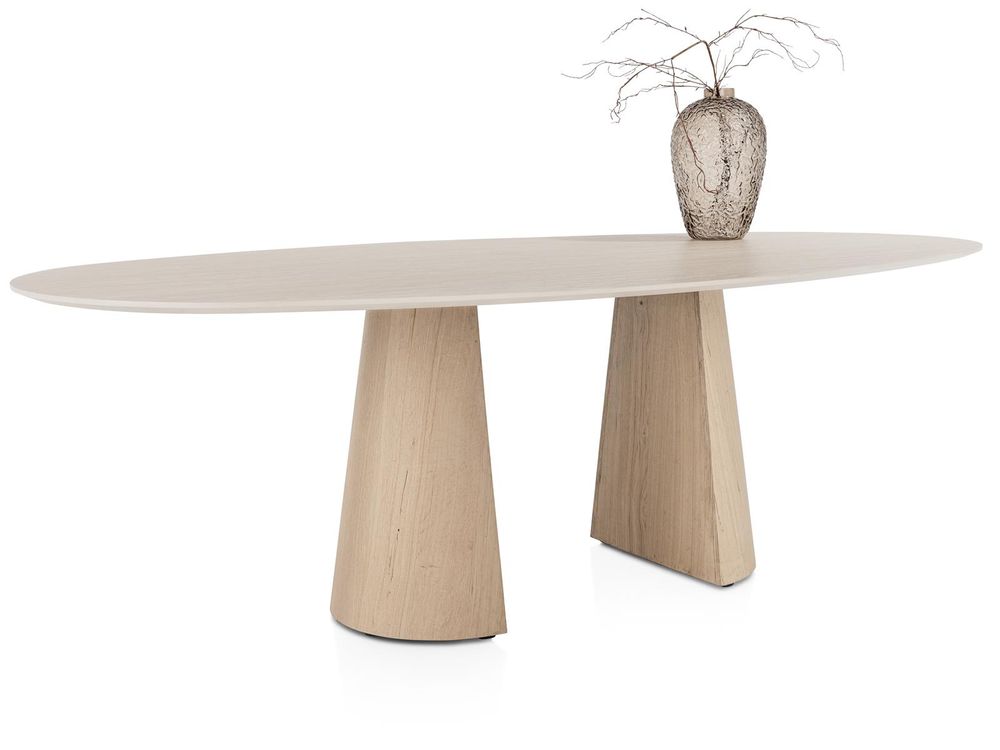 Eetkamertafel ARAS - Travertinlook/Eikenfineer XOO 45850-TRA