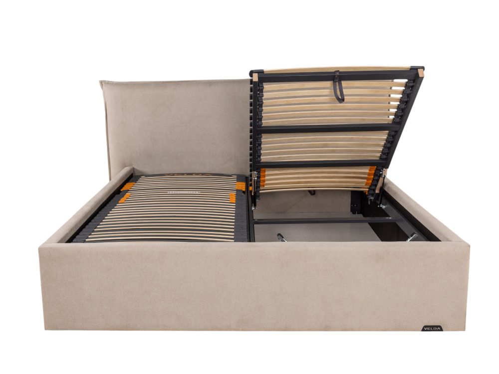 Bedkader incl. lattenbodem en matras EXPLORE - Bei VLD-104-000009-MS196