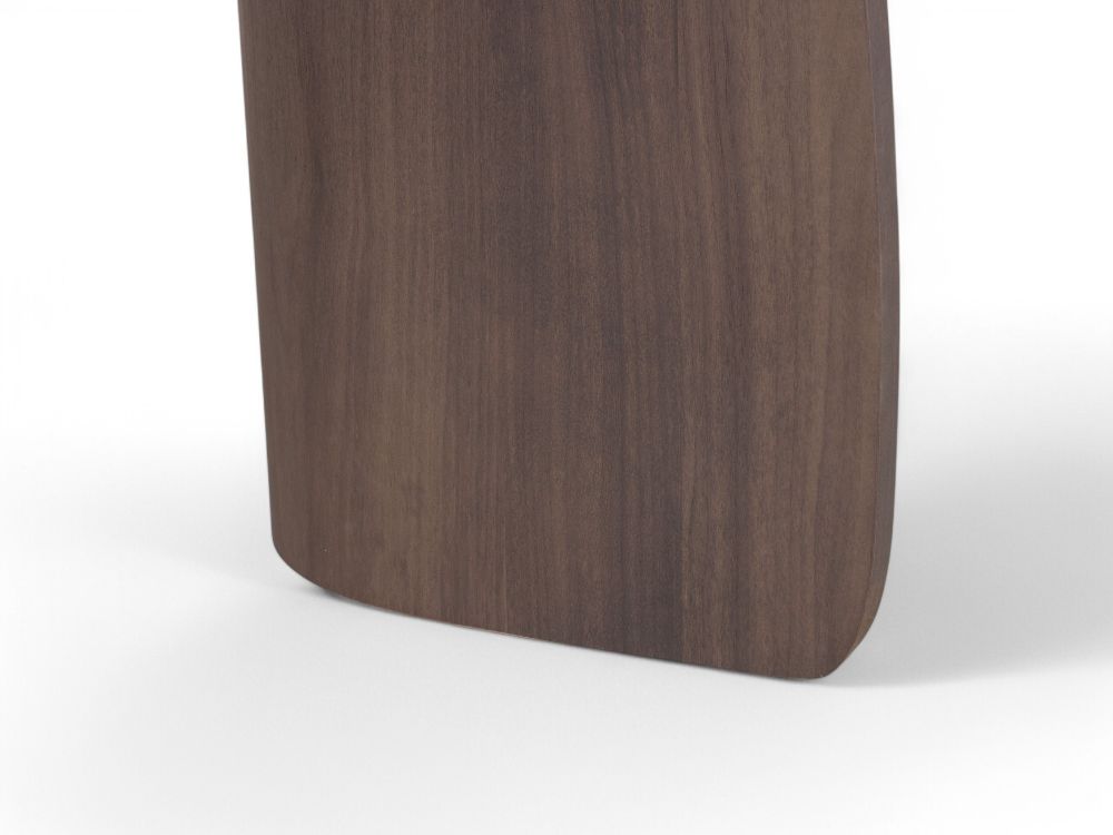 Eetkamertafel DOLMEN - Beige keramiek/Notelaar MOB-93-000016-K205-N12