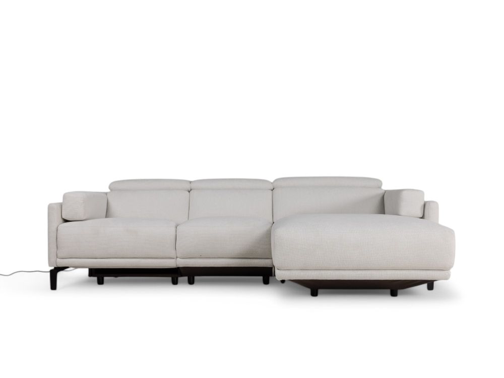 Hoekzetel met elektr. relax LIVIGNO - Berly Pearl C-RCR-94-HKS1