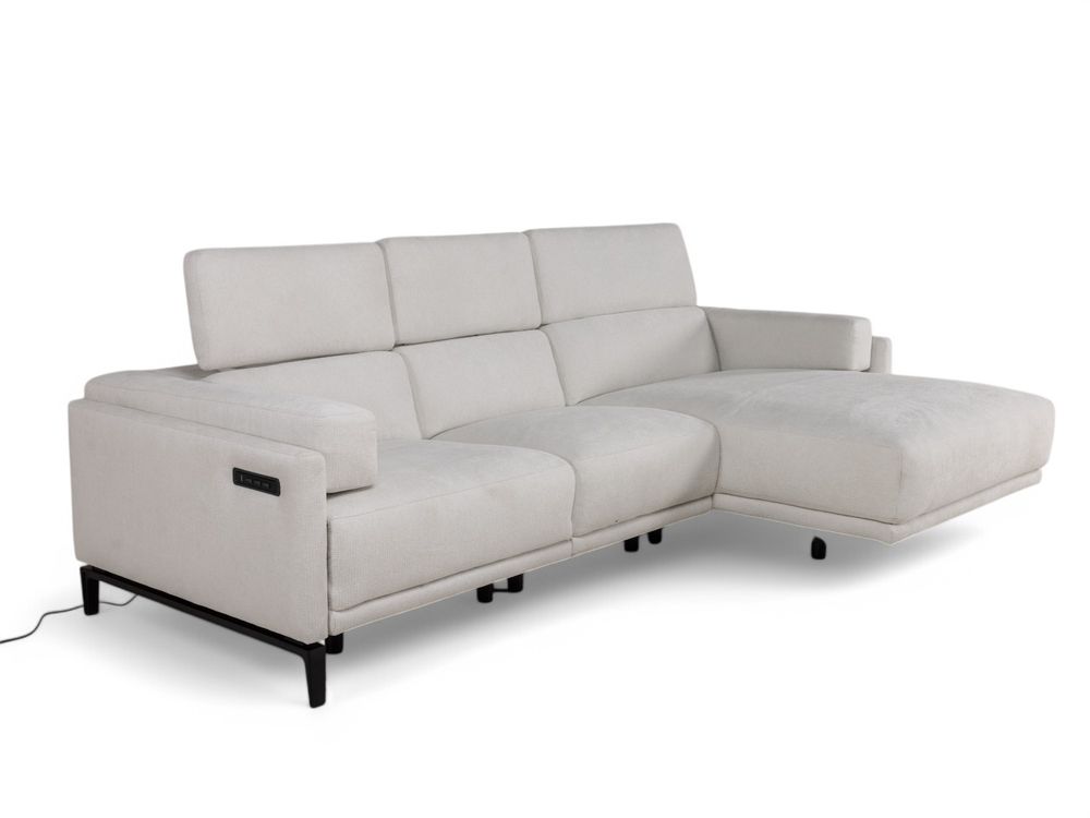 Hoekzetel met elektr. relax LIVIGNO - Berly Pearl C-RCR-94-HKS1