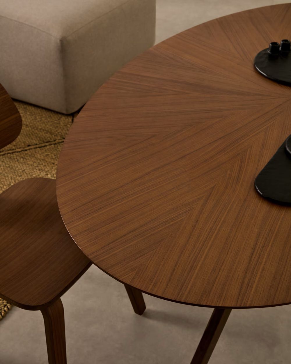 Eetkamertafel NAANIM - Walnoot KAV T00037MM41