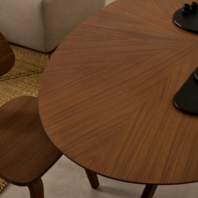 Eetkamertafel NAANIM - Walnoot