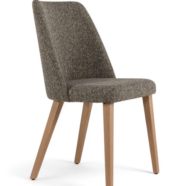 Eetkamerstoel LUGANO - Bruin/Smoked Oak