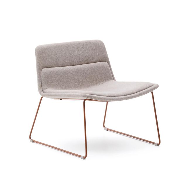 Fauteuil ZAHARA - Beige/Terracotta