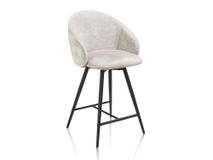 Draaibare barstoel OWEN - Kiezel XOO 48636KIE