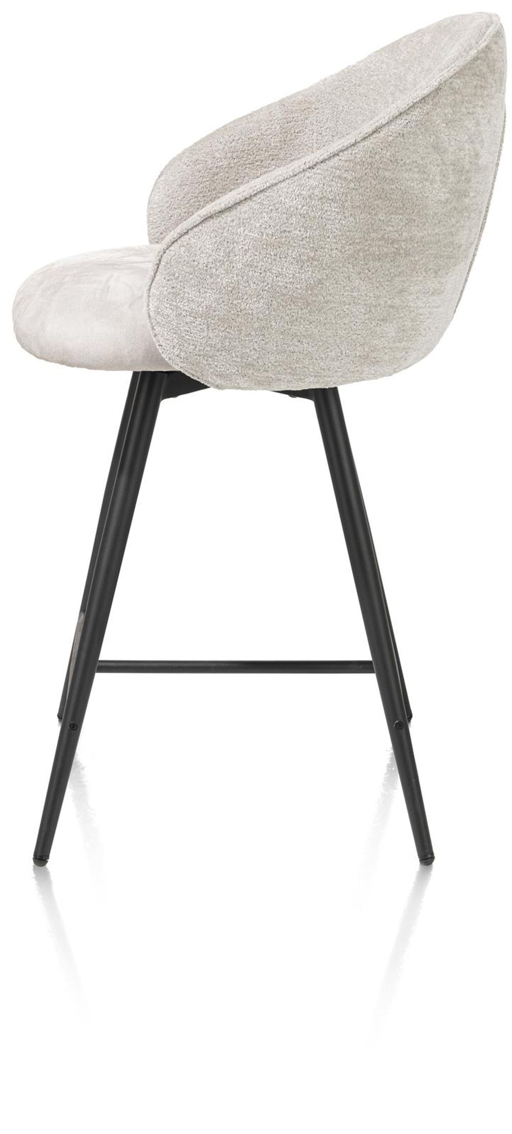 Draaibare barstoel OWEN - Kiezel XOO 48636KIE