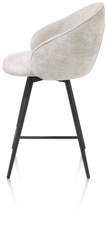 Draaibare barstoel OWEN - Kiezel XOO 48636KIE