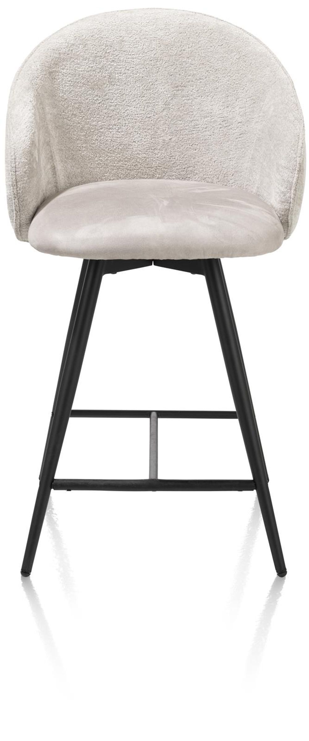 Draaibare barstoel OWEN - Kiezel XOO 48636KIE