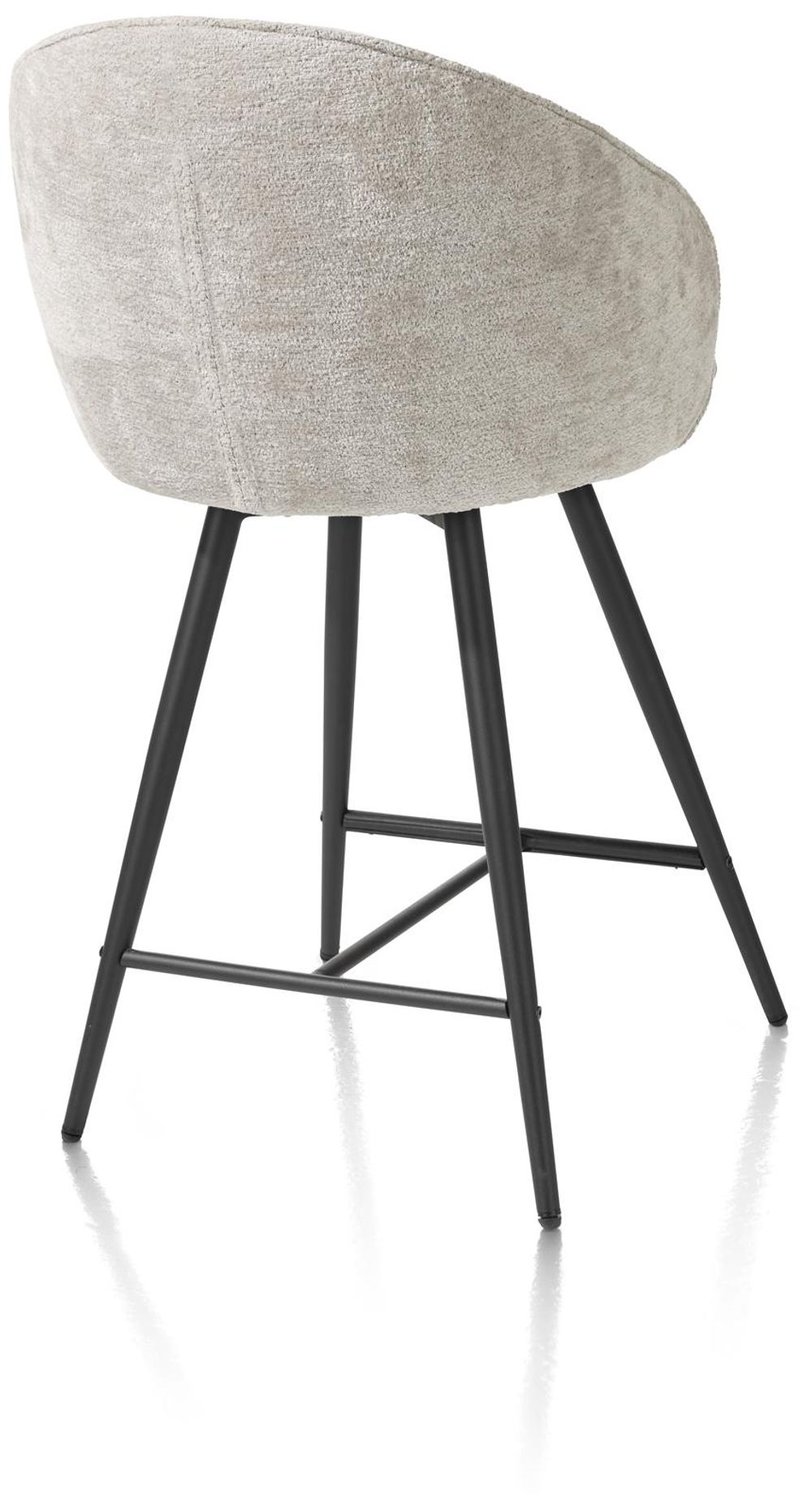 Draaibare barstoel OWEN - Kiezel XOO 48636KIE