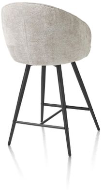 Draaibare barstoel OWEN - Kiezel XOO 48636KIE