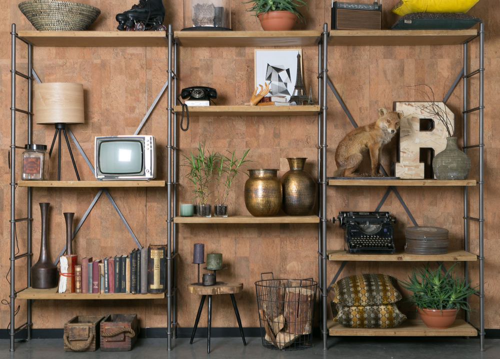 Wandrek IRON SHELF - Vintage look ZVR 4200001