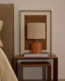 Tafellamp DAELI - Oranje / Beige KAV L0300074KK23