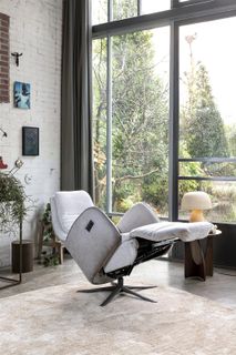 Elektr. relaxfauteuil FELINO - Kiezel HEH 49385KIE