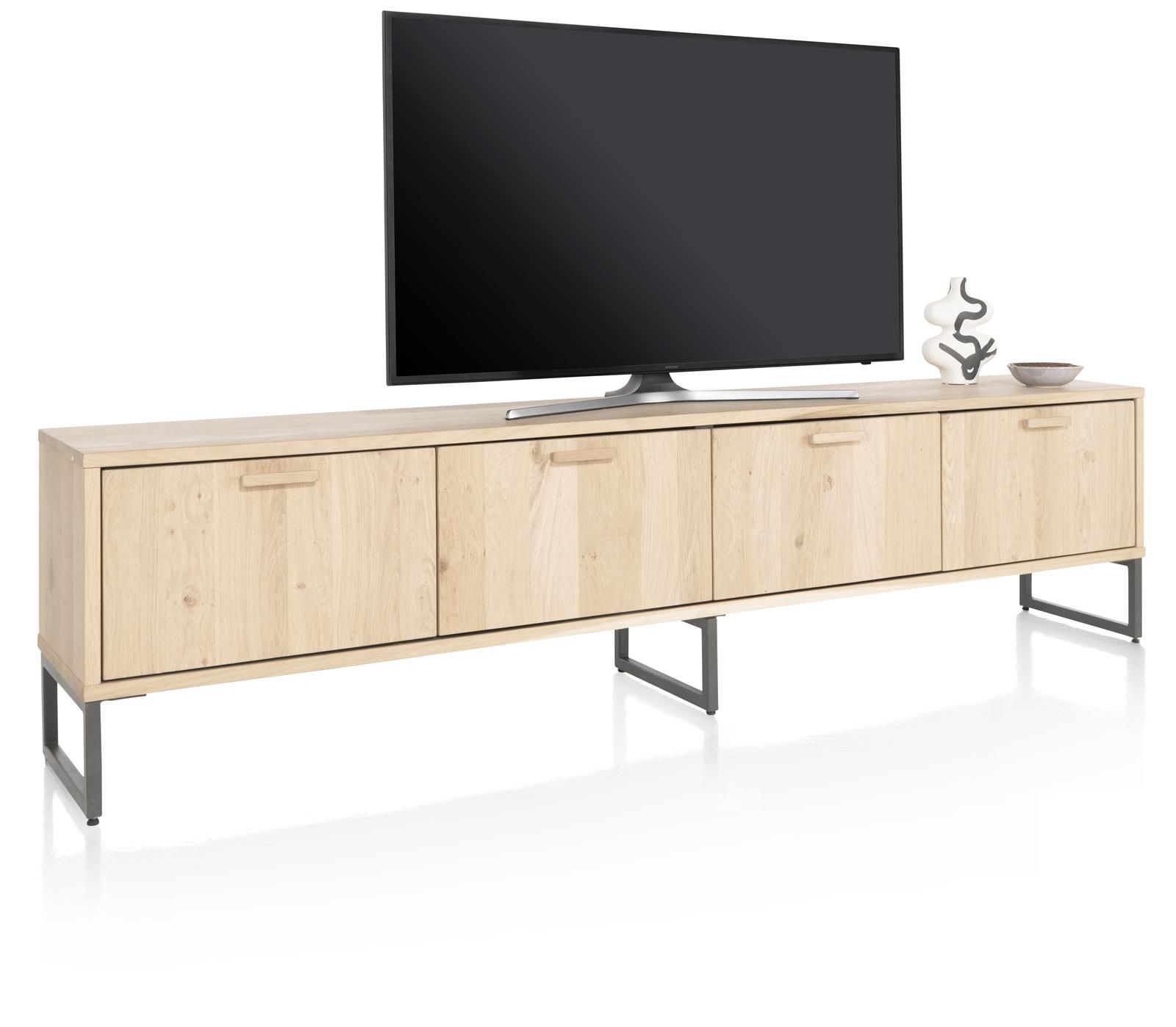 Tv-meubel CASTELLO - Naturel eikenfineer