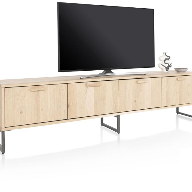Tv-meubel CASTELLO - Naturel eikenfineer
