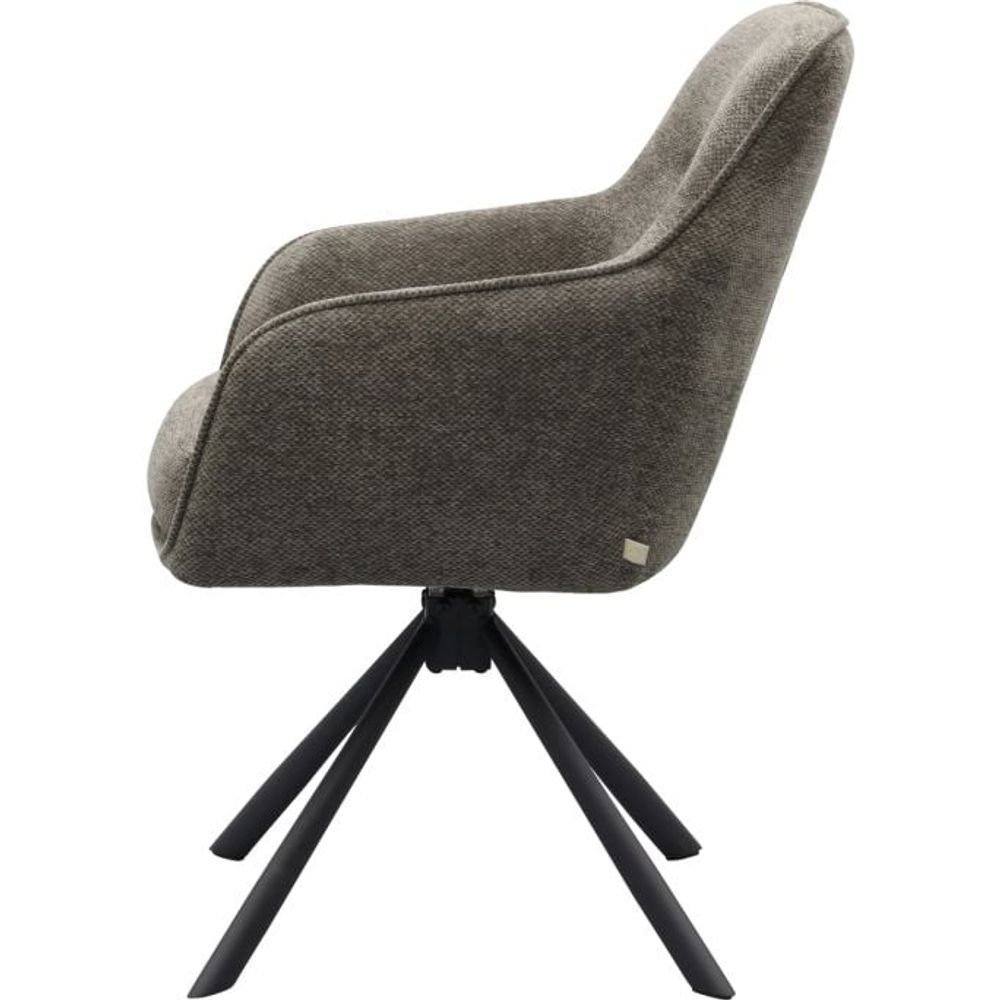 Draaibare armstoel AVOLA - Taupe UNI-9-001