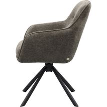 Draaibare armstoel AVOLA - Taupe UNI-9-001