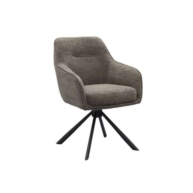 Draaibare armstoel AVOLA - Taupe
