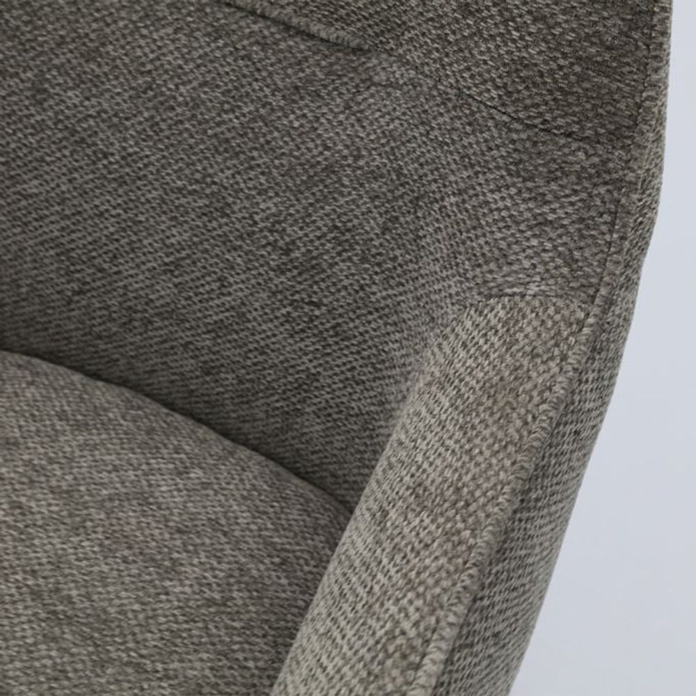 Draaibare armstoel AVOLA - Taupe UNI-9-001