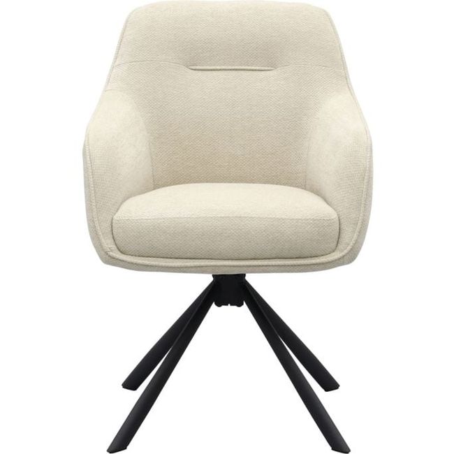 Draaibare armstoel AVOLA - Taupe