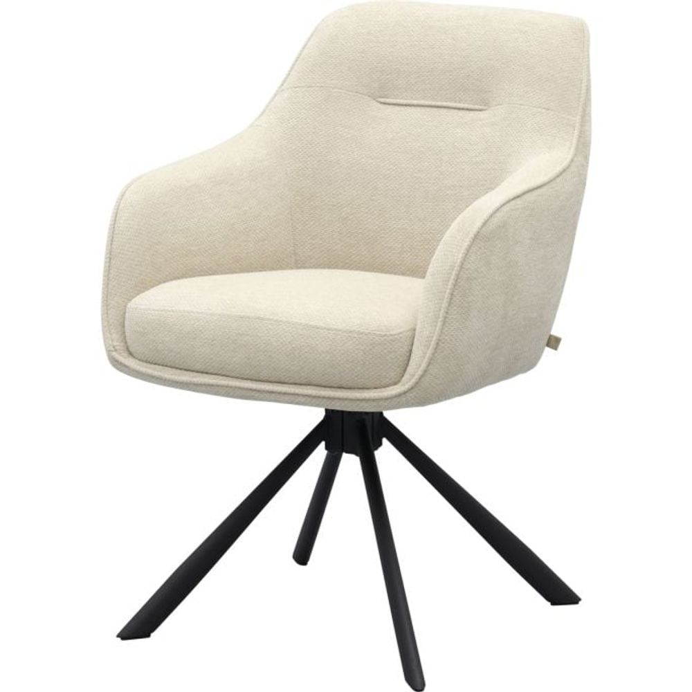Draaibare armstoel AVOLA - Antraciet UNI-9-002