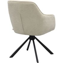 Draaibare armstoel AVOLA - Antraciet UNI-9-002