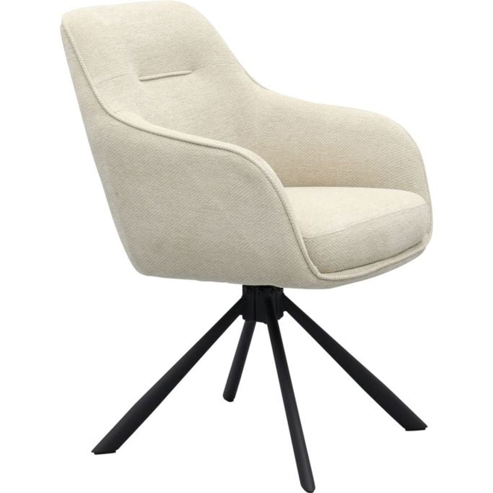 Draaibare armstoel AVOLA - Antraciet UNI-9-002